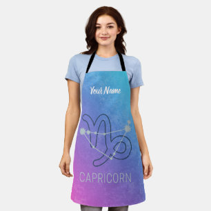Capricorn Zodiac Star Sign Horoscope Constellation Apron