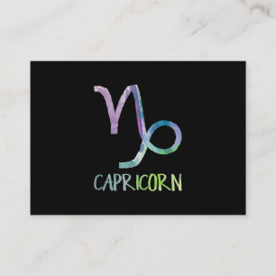 Capricorn Zodiac Symbol Astrology Sea Goat Gift Business Card