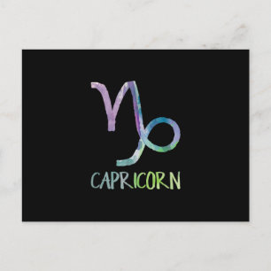 Capricorn Zodiac Symbol Astrology Sea Goat Gift Invitation Postcard