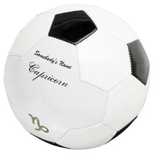Capricorn Zodiac Symbol Element by K Yoncich Soccer Ball