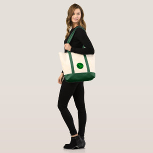 Capricorn Zodiac Symbol Green Mix Tote Bag
