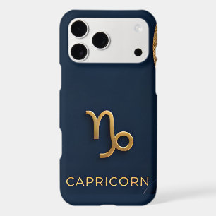 Capricorn Zodiac Symbol Luxury Gold Celestial