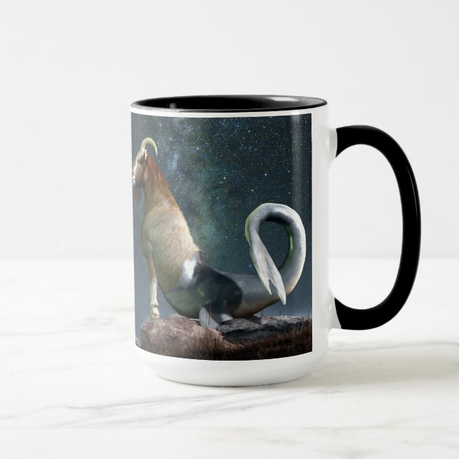 Capricorn Zodiac Symbol Mug (Right)