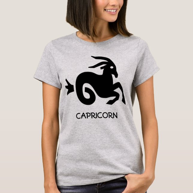 Capricorn Zodiac T-Shirt (Front)