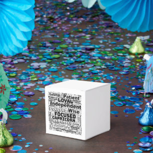 Capricorn Zodiac Word Cloud Inspiration Favour Box