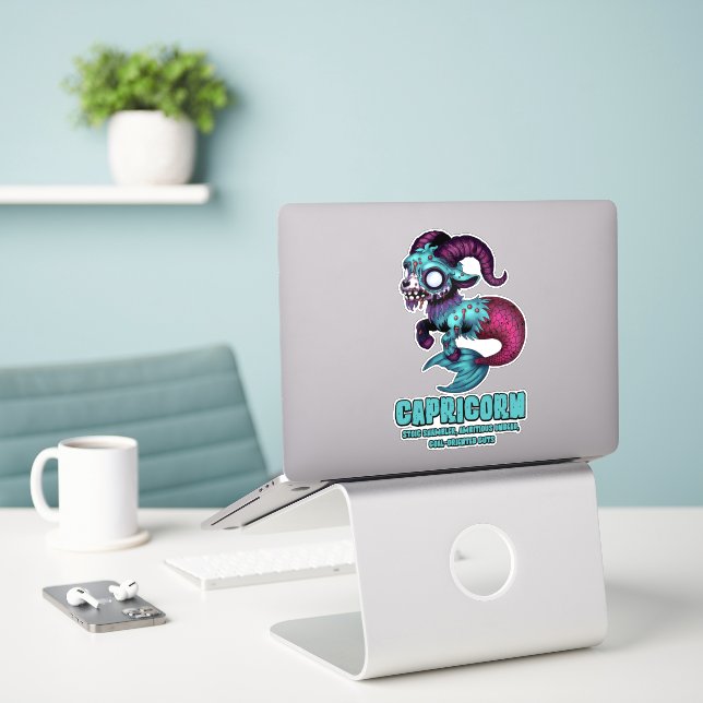 Capricorn Zombie (Laptop On Desk)