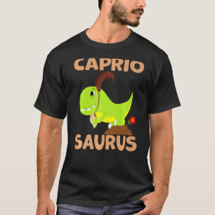 Capriosaurus Capricorn Zodiac Sign Astrology T Rex T-Shirt
