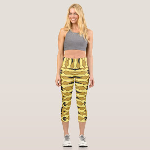 Capris, A multicolor trendy fabric pattern design Capri Leggings