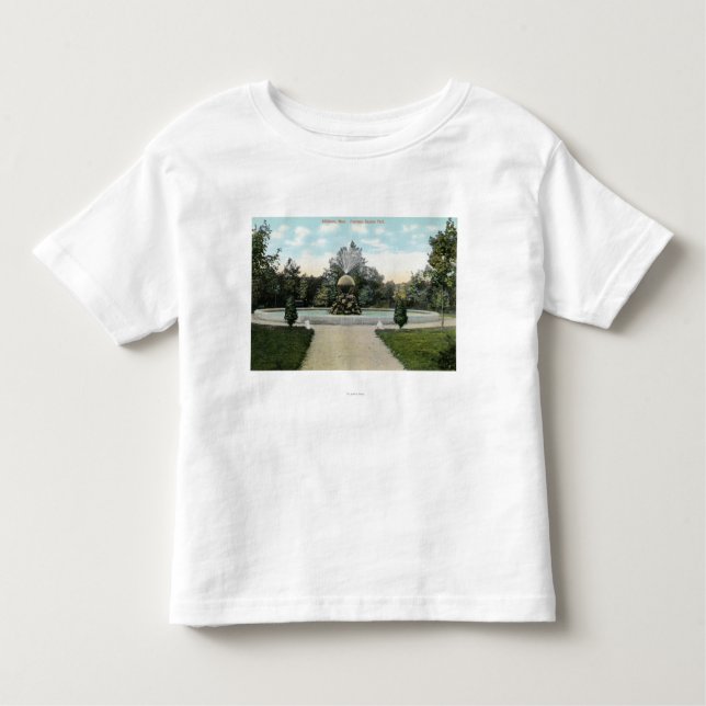 Capron Park View of the Fountain Toddler T-Shirt (Front)