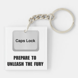 Caps Lock Key Ring