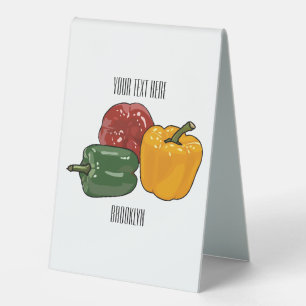 Capsicum cartoon illustration