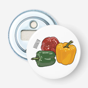 Capsicum cartoon illustration bottle opener