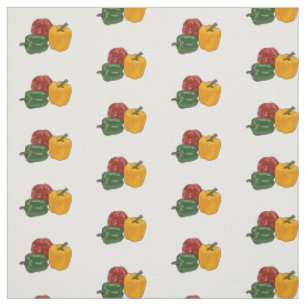 Capsicum cartoon illustration fabric