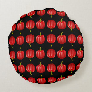 Capsicums Round Cushion