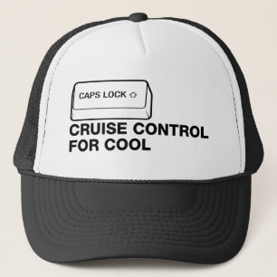 capslock - cruise control for cool trucker hat
