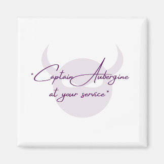 Capt. Aubergine Magnet