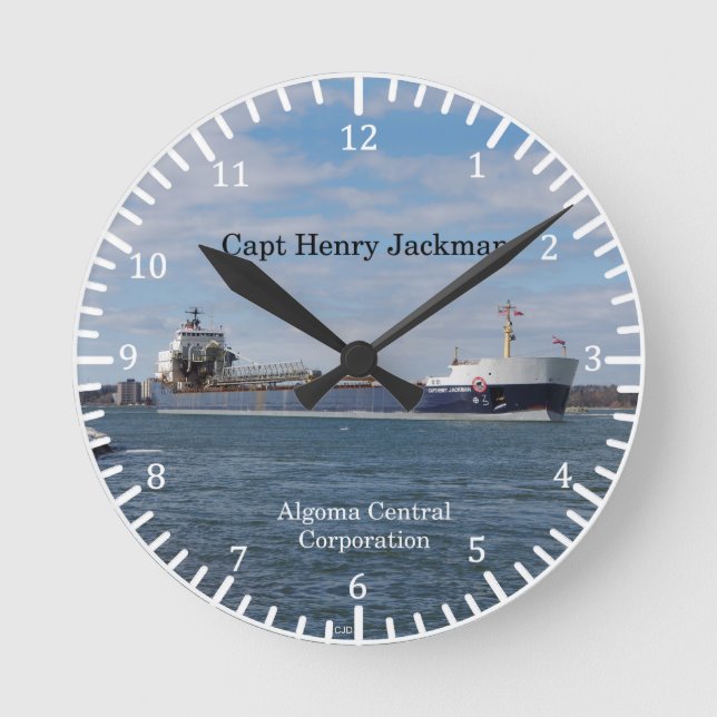 Capt Henry Jackman clock (Front)