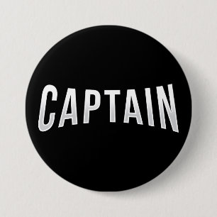 Captain 7.5 Cm Round Badge