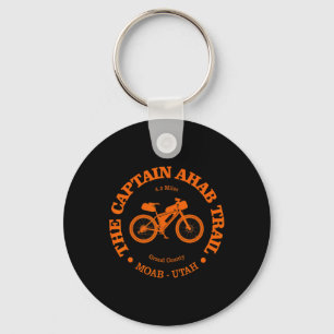 Captain Ahab Trail Funny Moab Utah Mountain Biking Key Ring