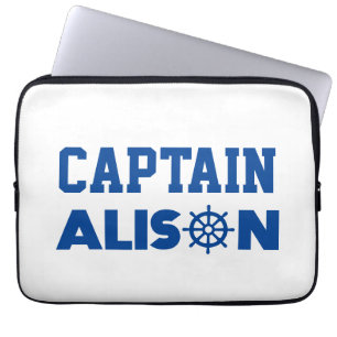 Captain Alison Laptop Sleeve