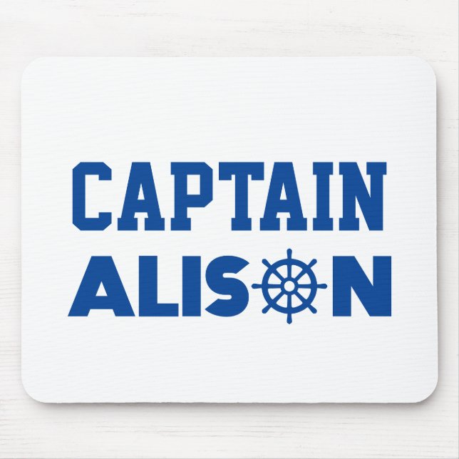 Captain Alison Mouse Pad (Front)