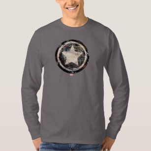 Captain America Grunge Shield T-Shirt