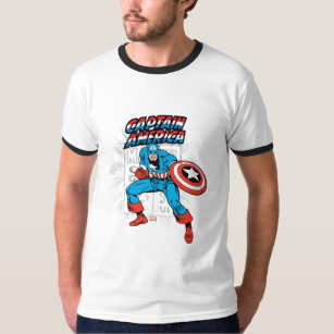 Captain America Retro Price Graphic T-Shirt