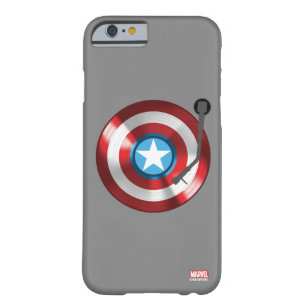Captain America Vinyl Record Player Barely There iPhone 6 Case