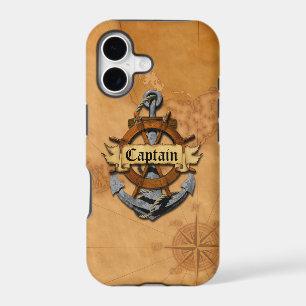 Captain Anchor And Wheel