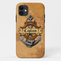 Captain Anchor And Wheel