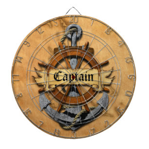 Captain Anchor And Wheel Dartboard