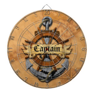 Captain Anchor And Wheel Dartboard