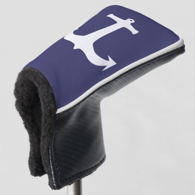 Captain Anchor Sea Ocean Sailing Golf Head Cover (3/4 Front)