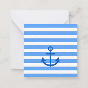 Captain, Anchor & Stripes  Card