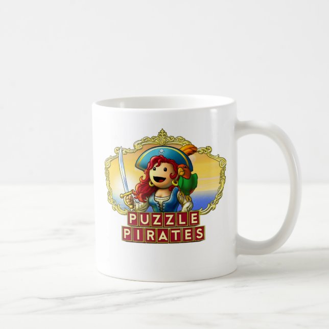 Captain and Parrot mug (Right)