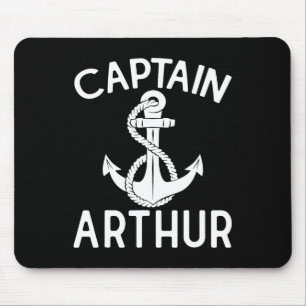 Captain Arthur Boating Anchor Boat Ship Yacht  Mouse Pad