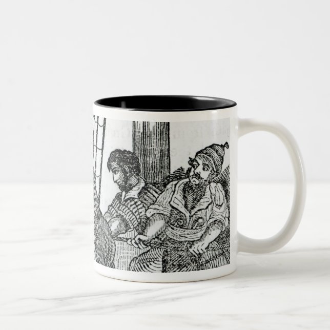 Captain Avery receiving three chests of Treasure Two-Tone Coffee Mug (Right)