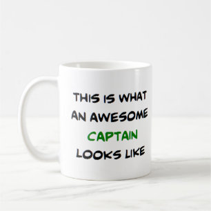 captain, awesome coffee mug