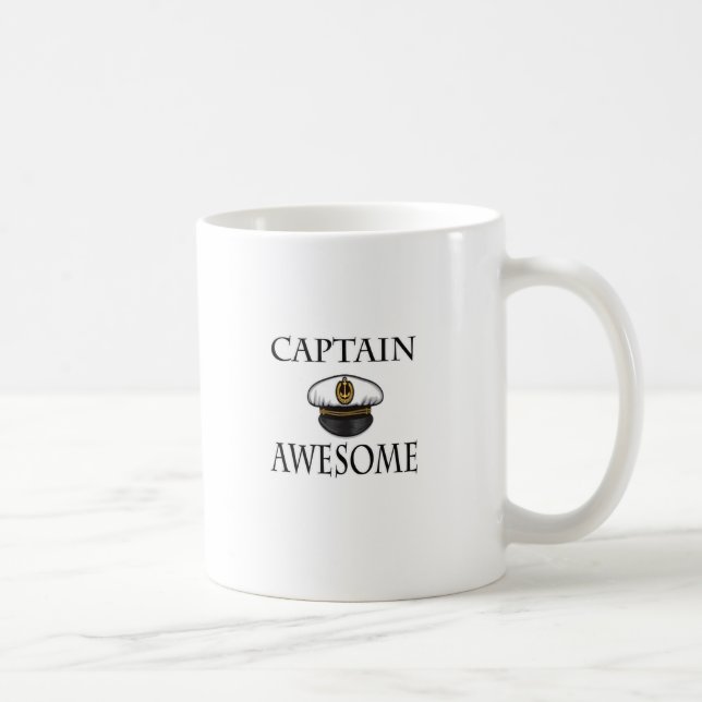 Captain Awesome Coffee Mug (Right)