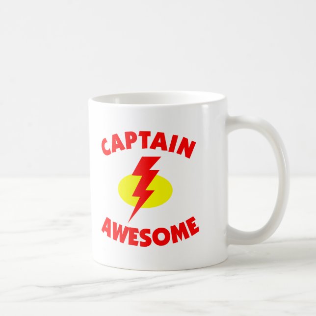 Captain Awesome Coffee Mug (Right)