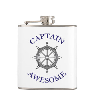 CAPTAIN AWESOME HIP FLASK
