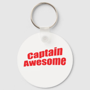 Captain Awesome Key Ring