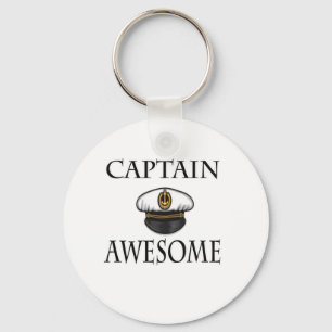 Captain Awesome Key Ring