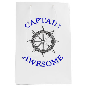 "Captain Awesome” Medium Gift Bag