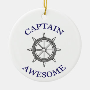 "Captain Awesome" Ornament
