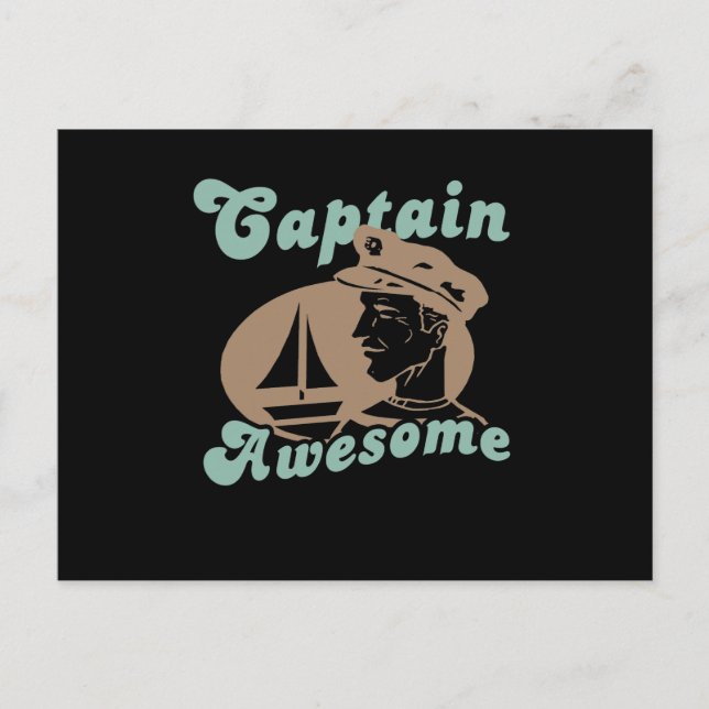 Captain Awesome Postcard (Front)