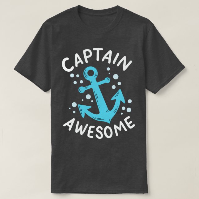 Captain Awesome T-Shirt (Design Front)