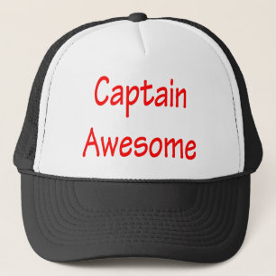 Captain Awesome Trucker Hat