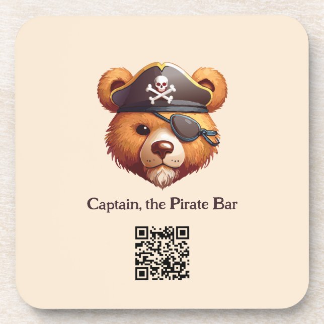 Captain Bear Coaster (Front)