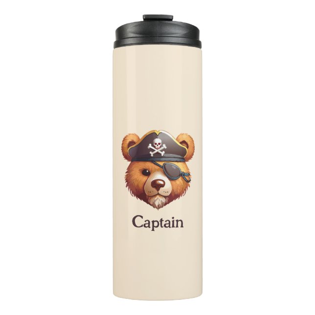 Captain Bear Thermal Tumbler (Front)